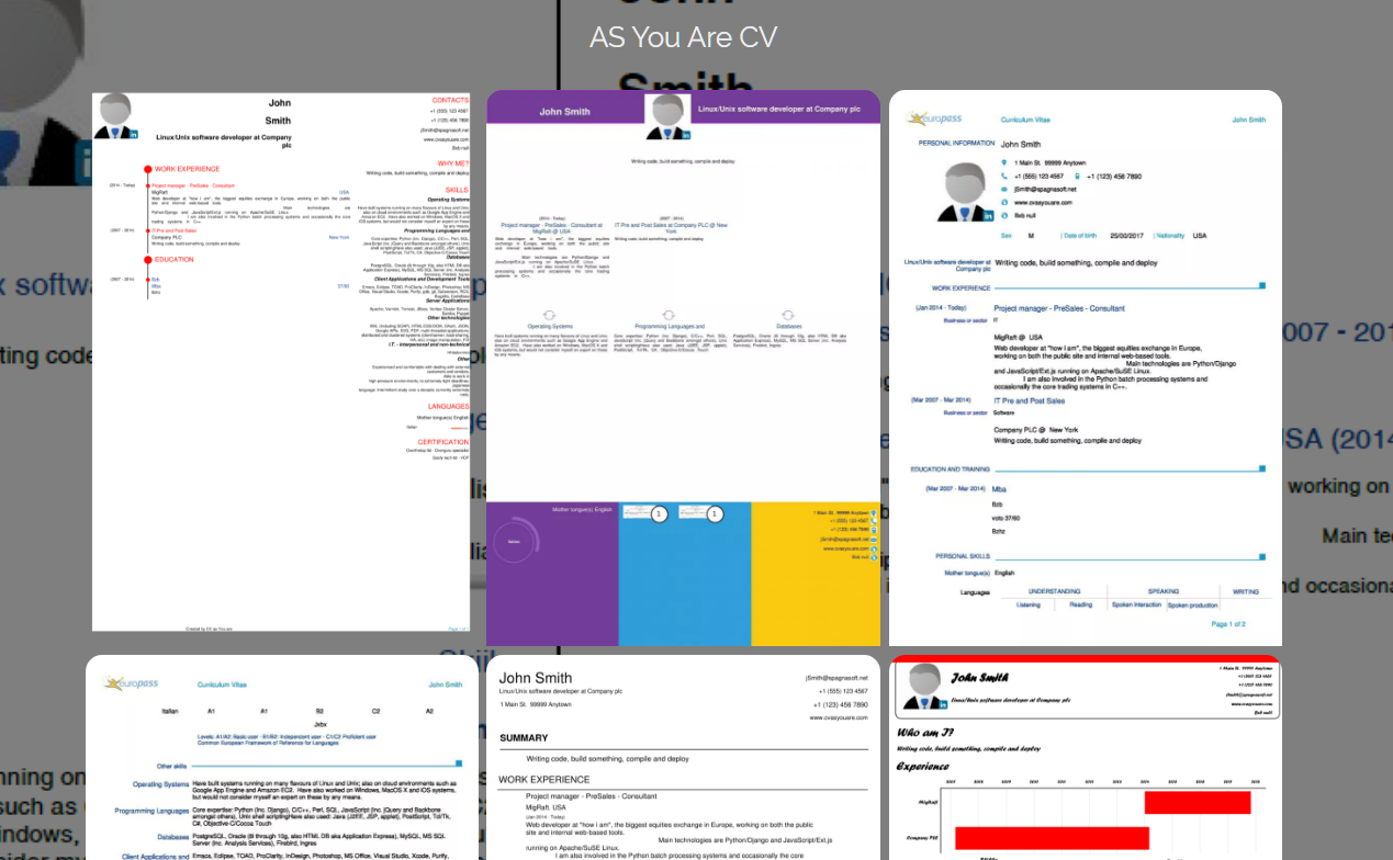 CV fatto per te, non importa chi tu sia!